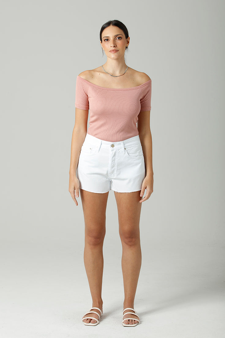 SHORTS COMFORT SARJA BRANCO