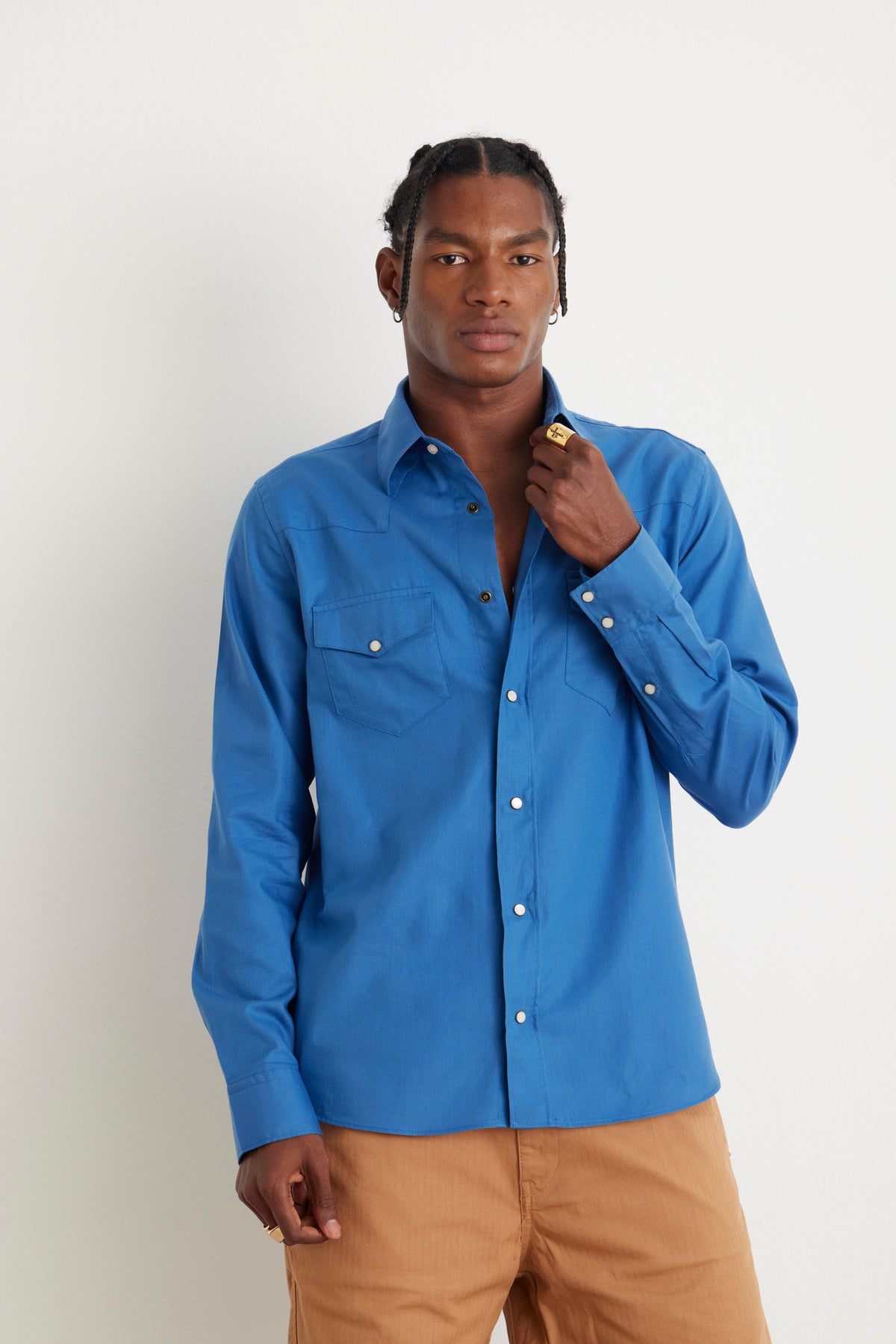 CAMISA MASC WESTERN LISA MANGA LONGA