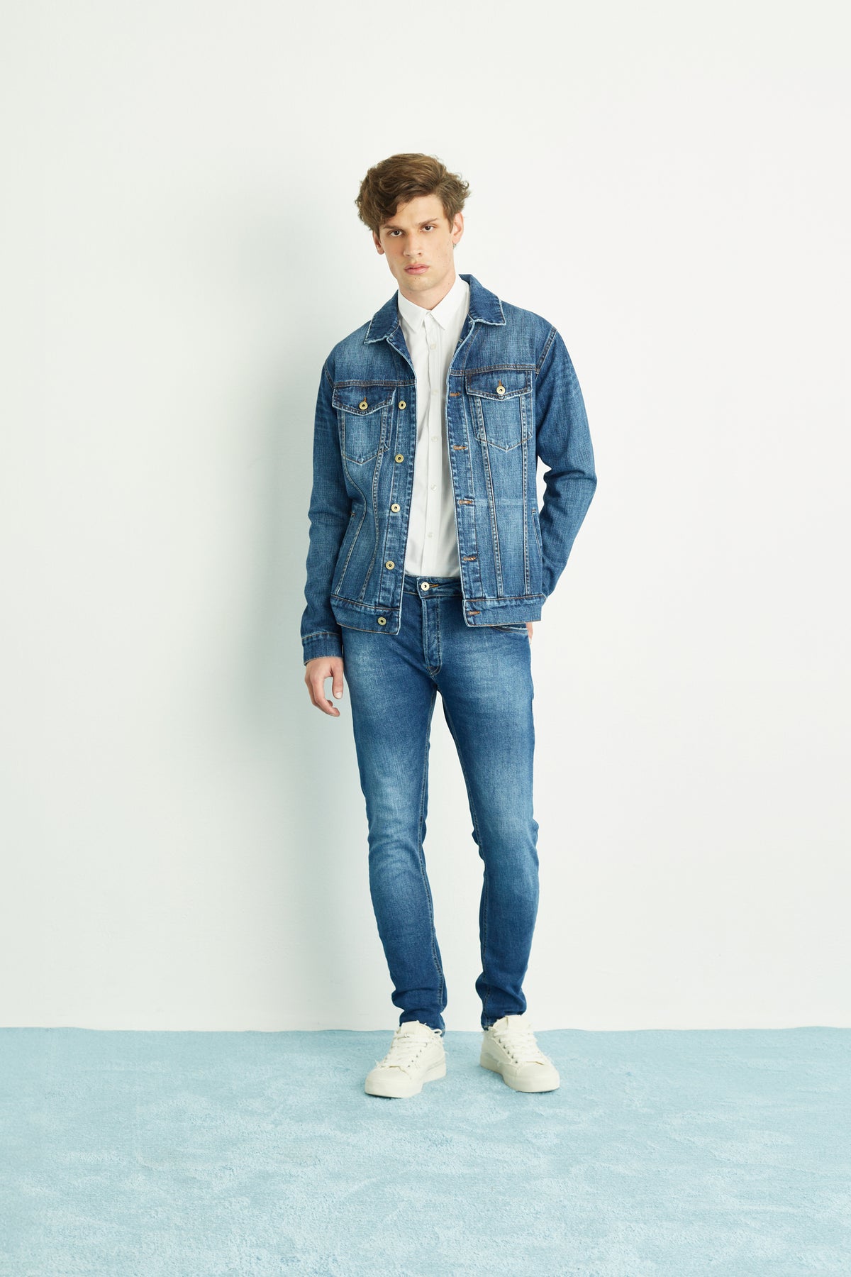 Jaqueta Masculina Jeans Escuro