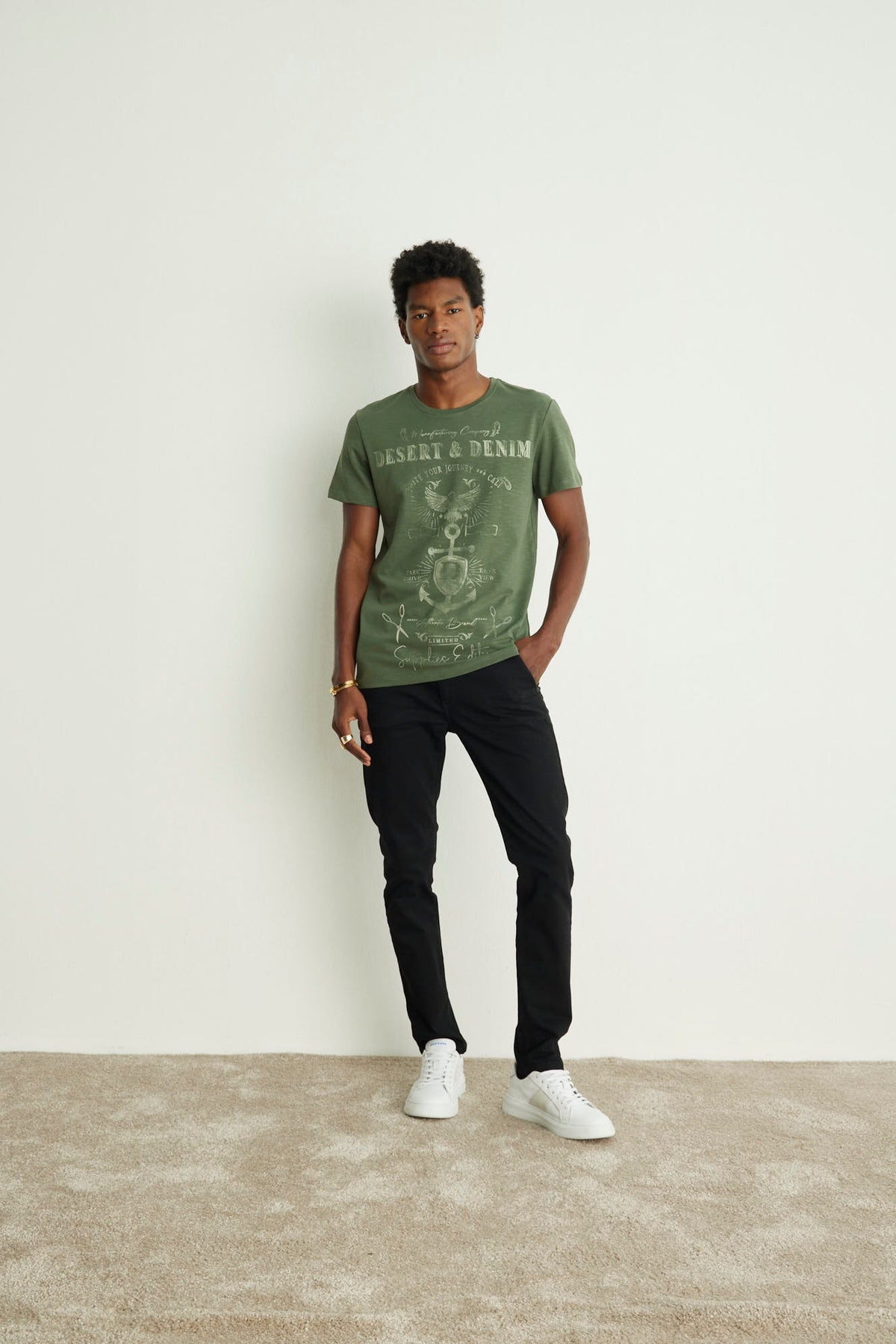 Camiseta Slim Park Drive Verde