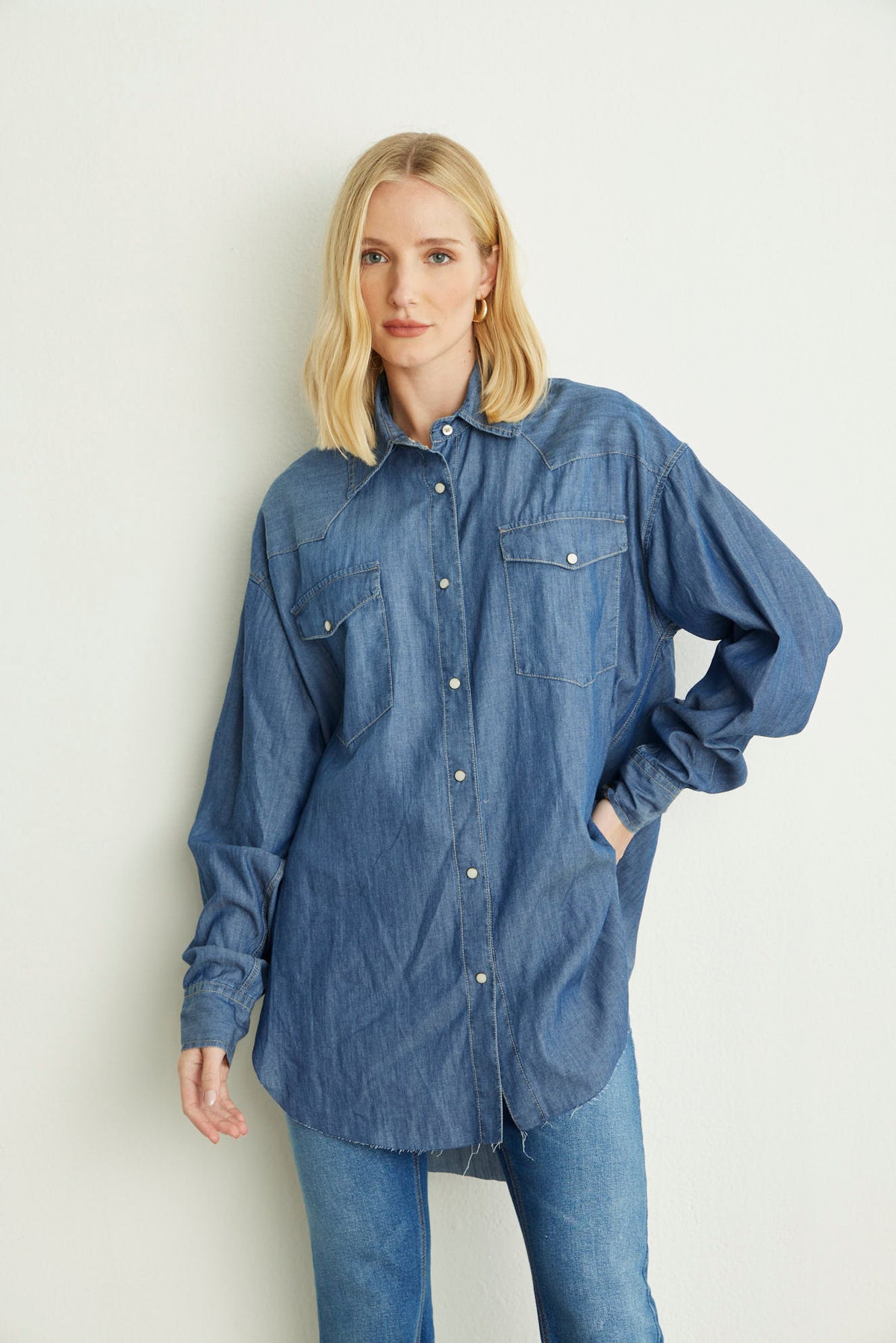 Camisa Relaxed Western A Fio