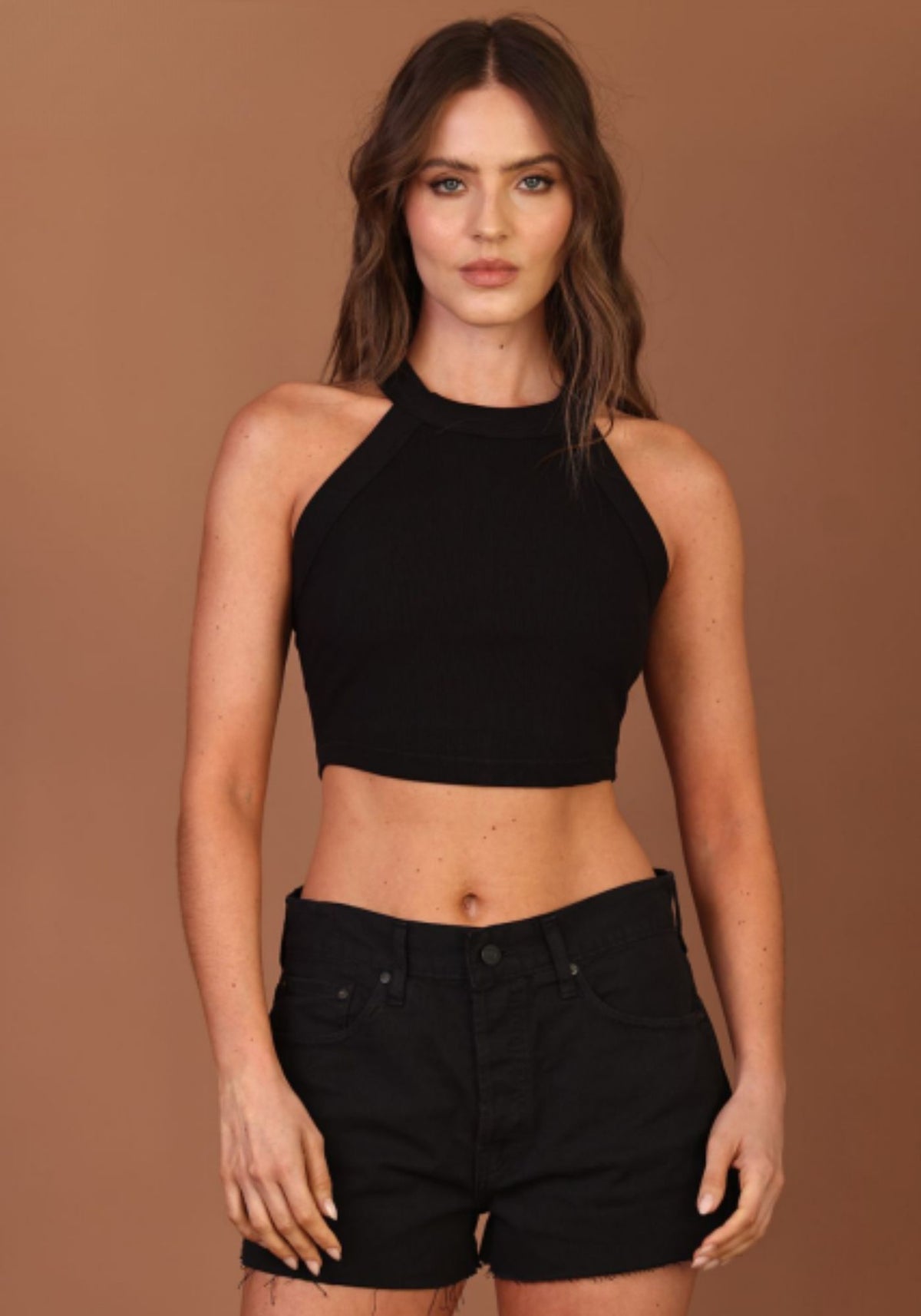 Cropped Nadador RIbana Preto