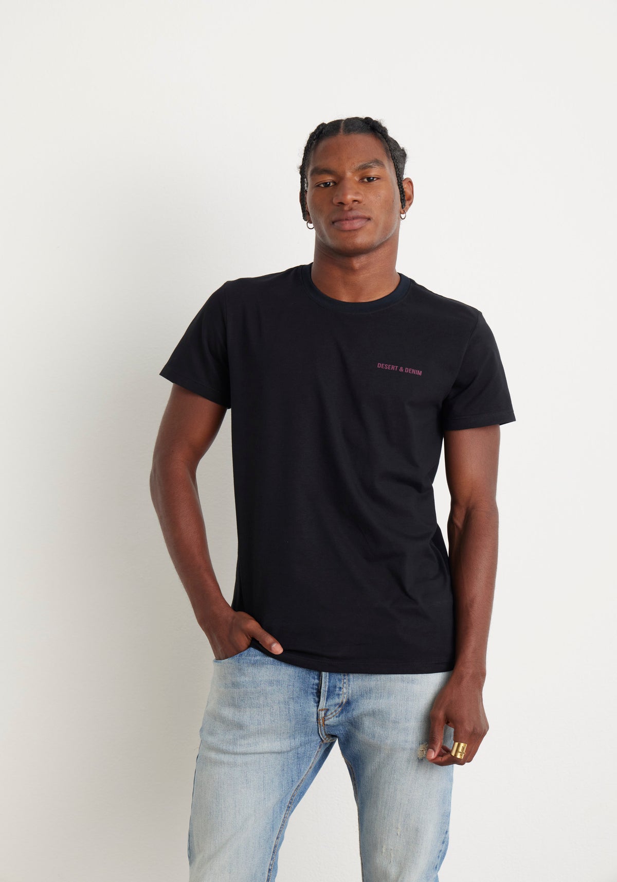 Camiseta Back To Nature Masc Preto