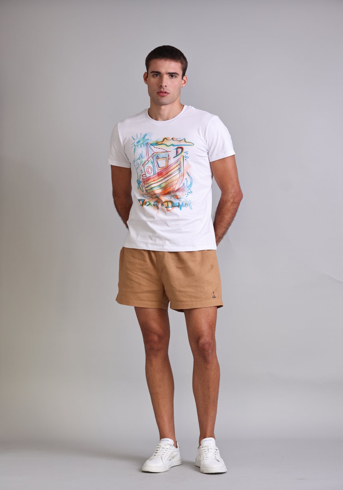 Camiseta Slim Boat Masc