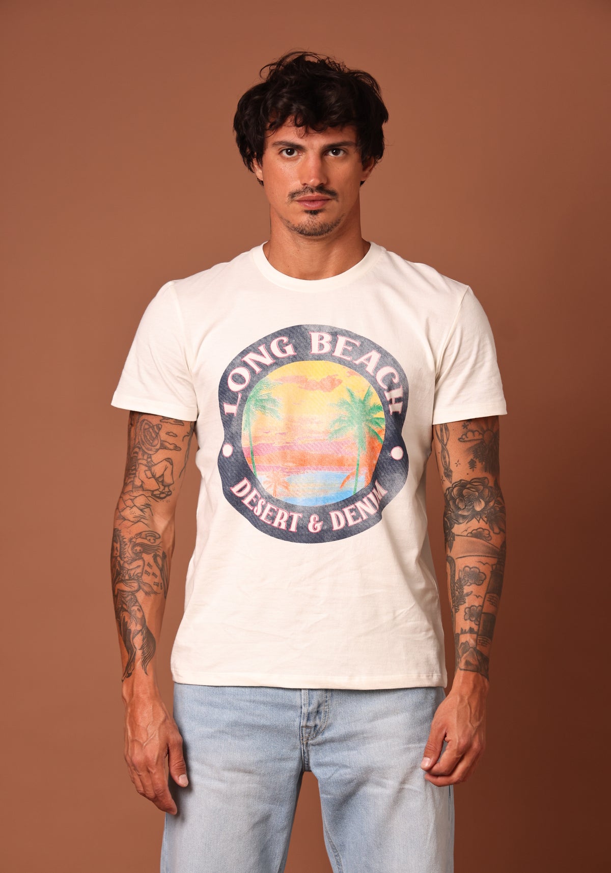 Camiseta Slim Long Beach Masc