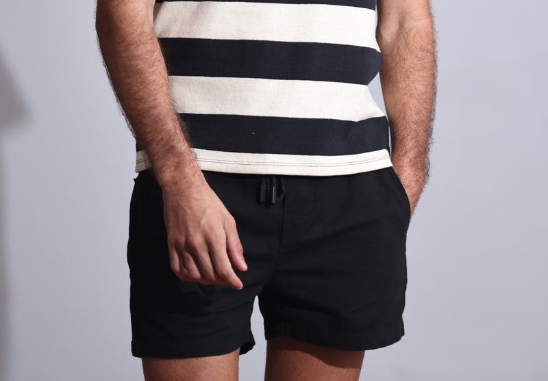 Shorts de Tactel Masc Preto