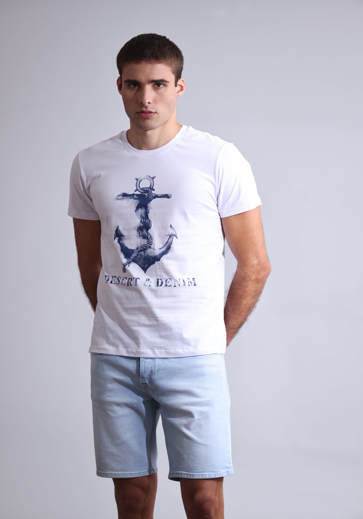 Camiseta Slim Anchor Masc