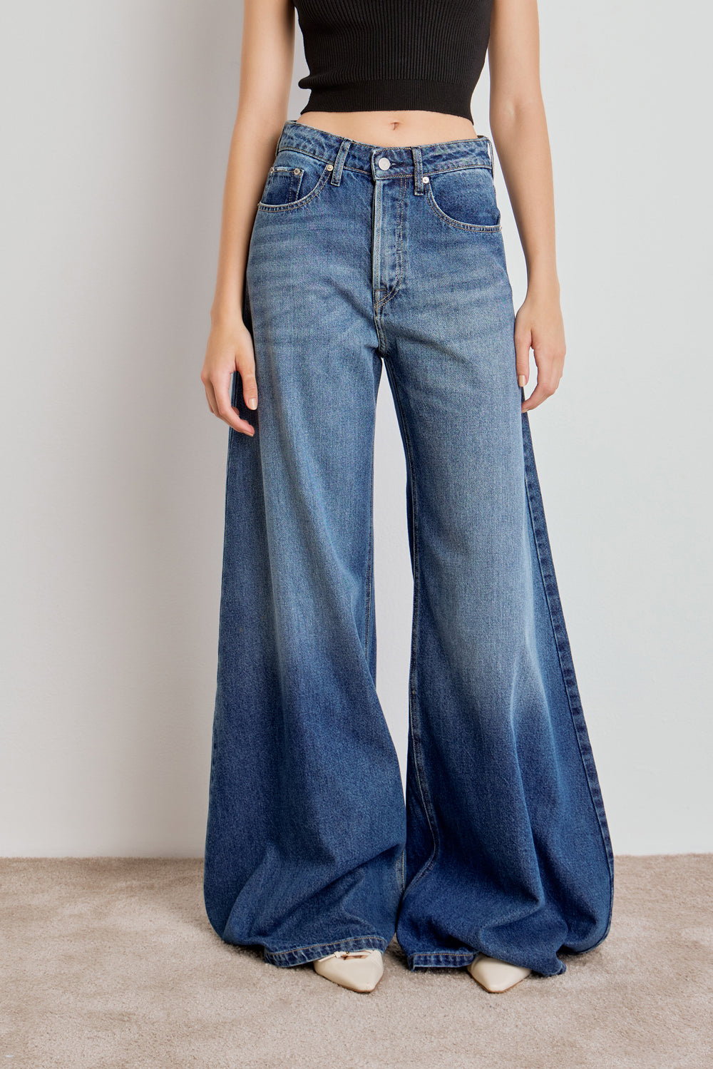 CALÇA MAXI WIDE JEANS