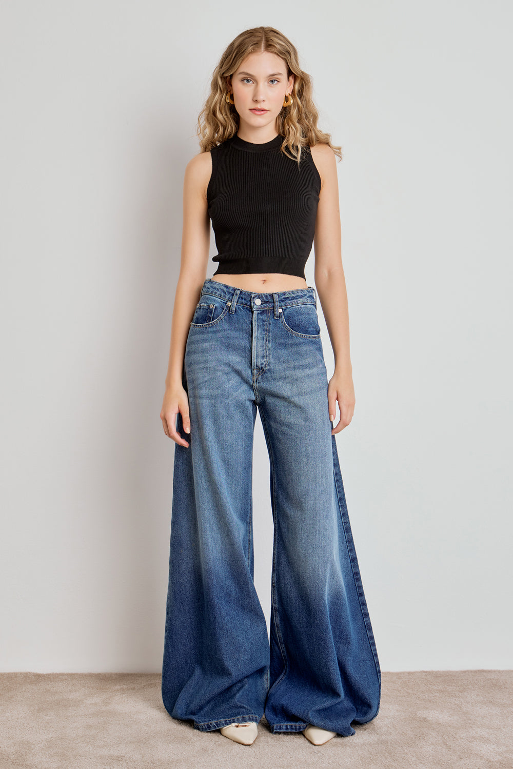 CALÇA MAXI WIDE JEANS