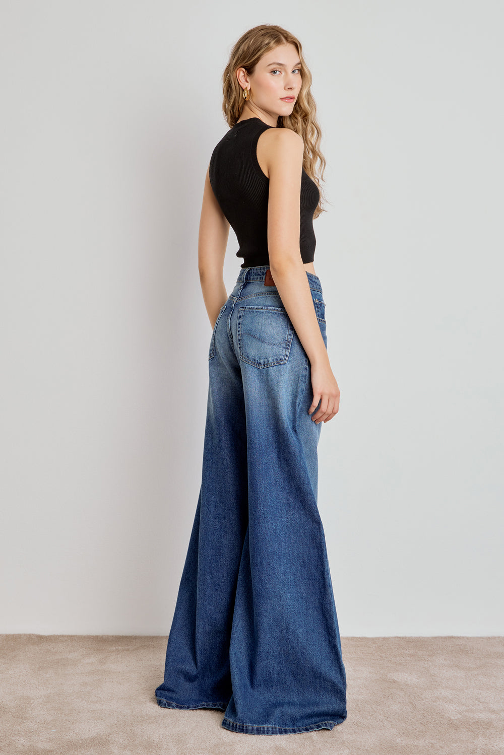 CALÇA MAXI WIDE JEANS