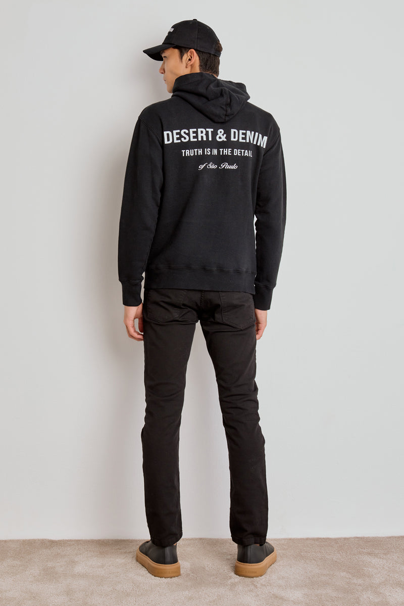 MOLETOM DESERT & DENIM MASC - PRETO