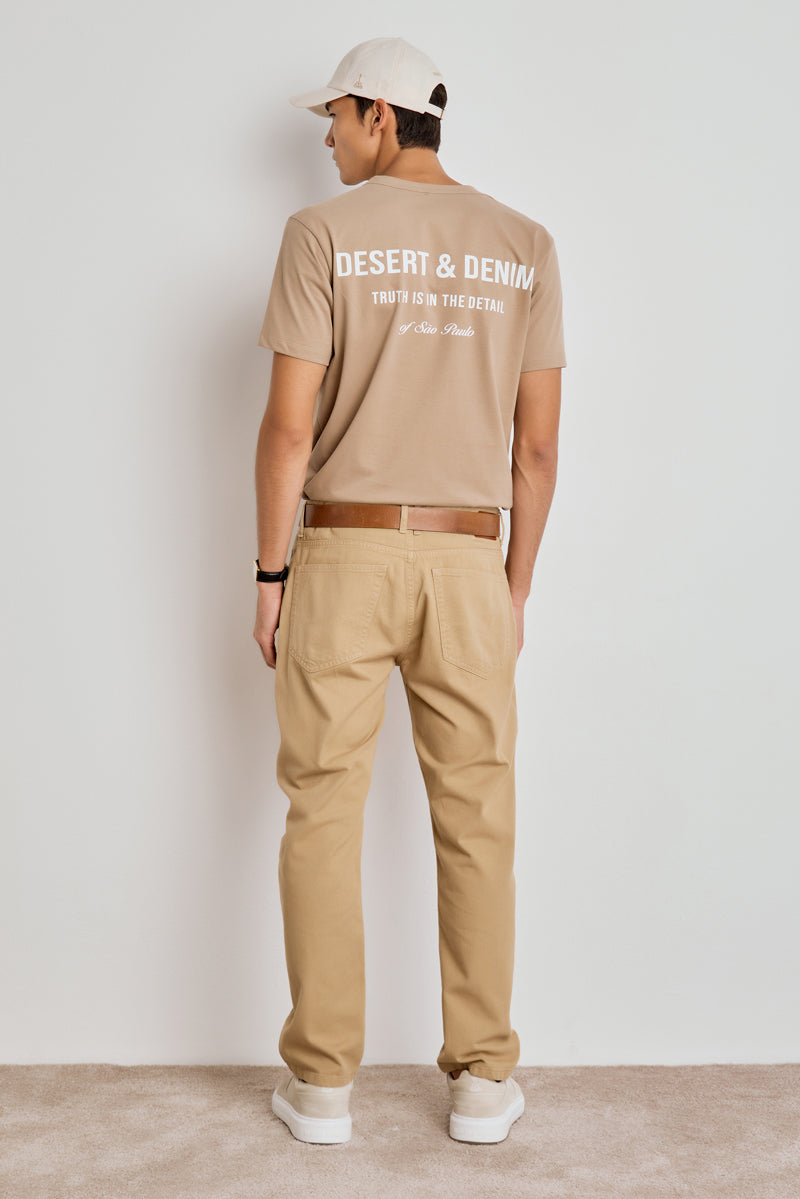 CAMISETA DESERT & DENIM MASC - KAKI