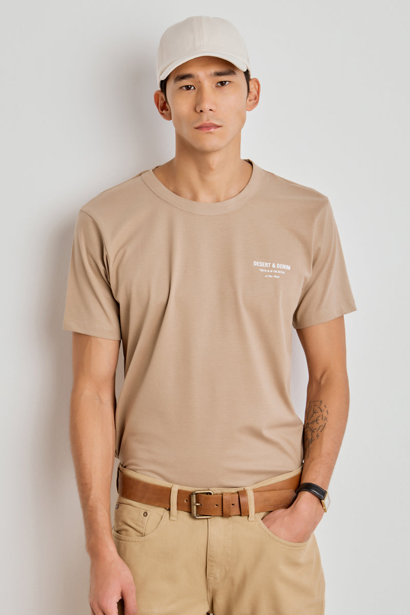 CAMISETA DESERT & DENIM MASC - KAKI