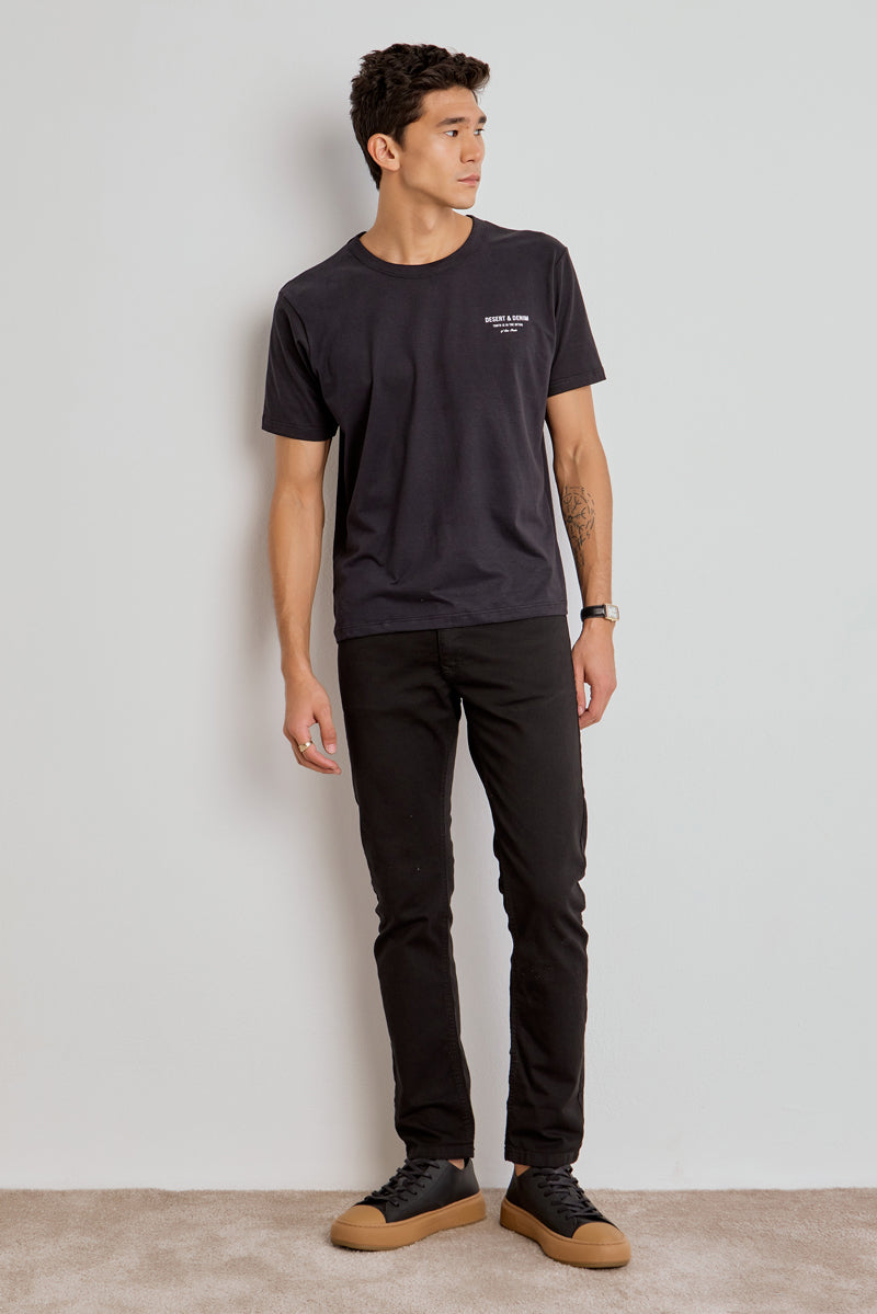 CAMISETA DESERT & DENIM MASC - PRETO