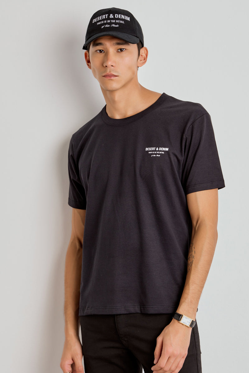 CAMISETA DESERT & DENIM MASC - PRETO