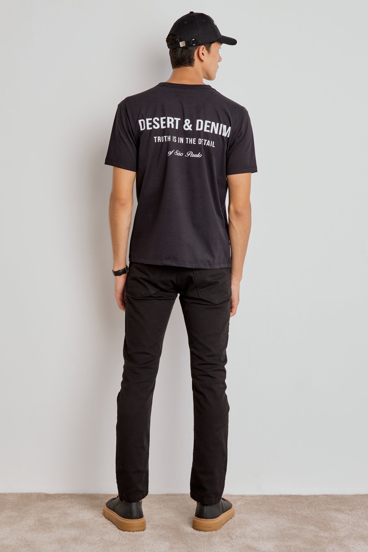 CAMISETA DESERT & DENIM MASC - PRETO