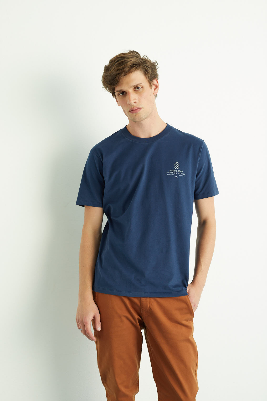 Camiseta Masculina Feather Marinho