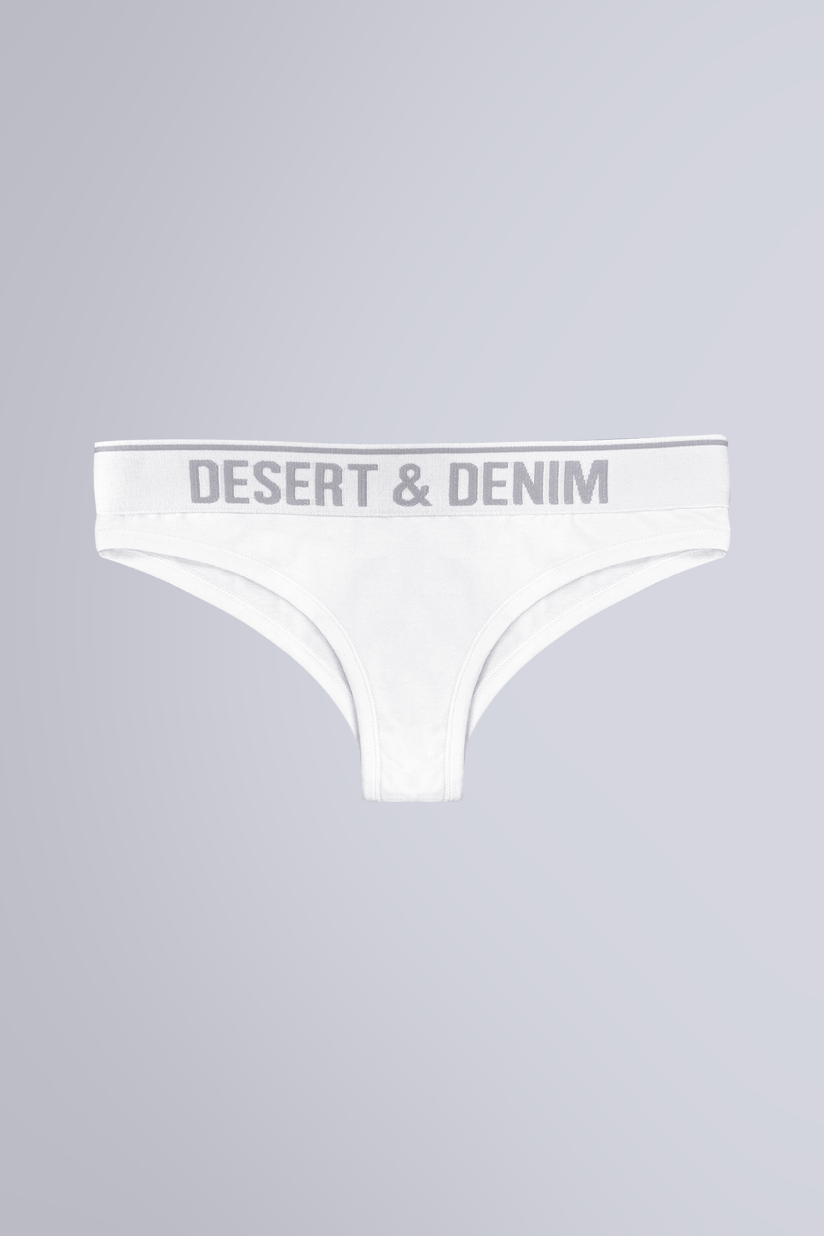 CALCINHA TANGA DESERT & DENIM - BRANCA